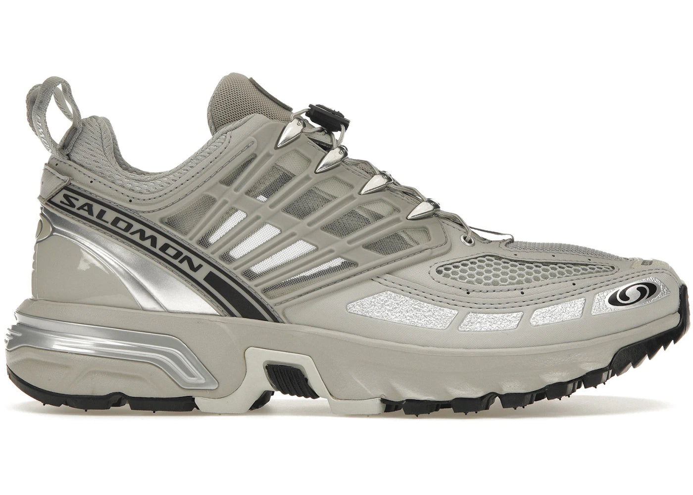 salomon acs pro metal silver metallic