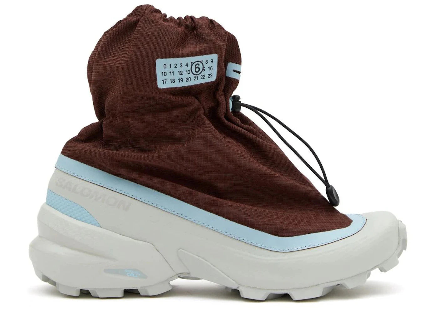 salomon cross hike mid mm6 maison margiela bitter chocolate