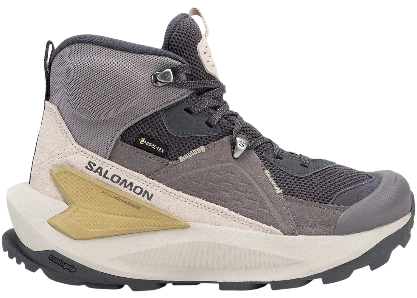 Salomon Elixir Mid Gore-Tex Nine Iron Shark Silver Cloud (Women'S)