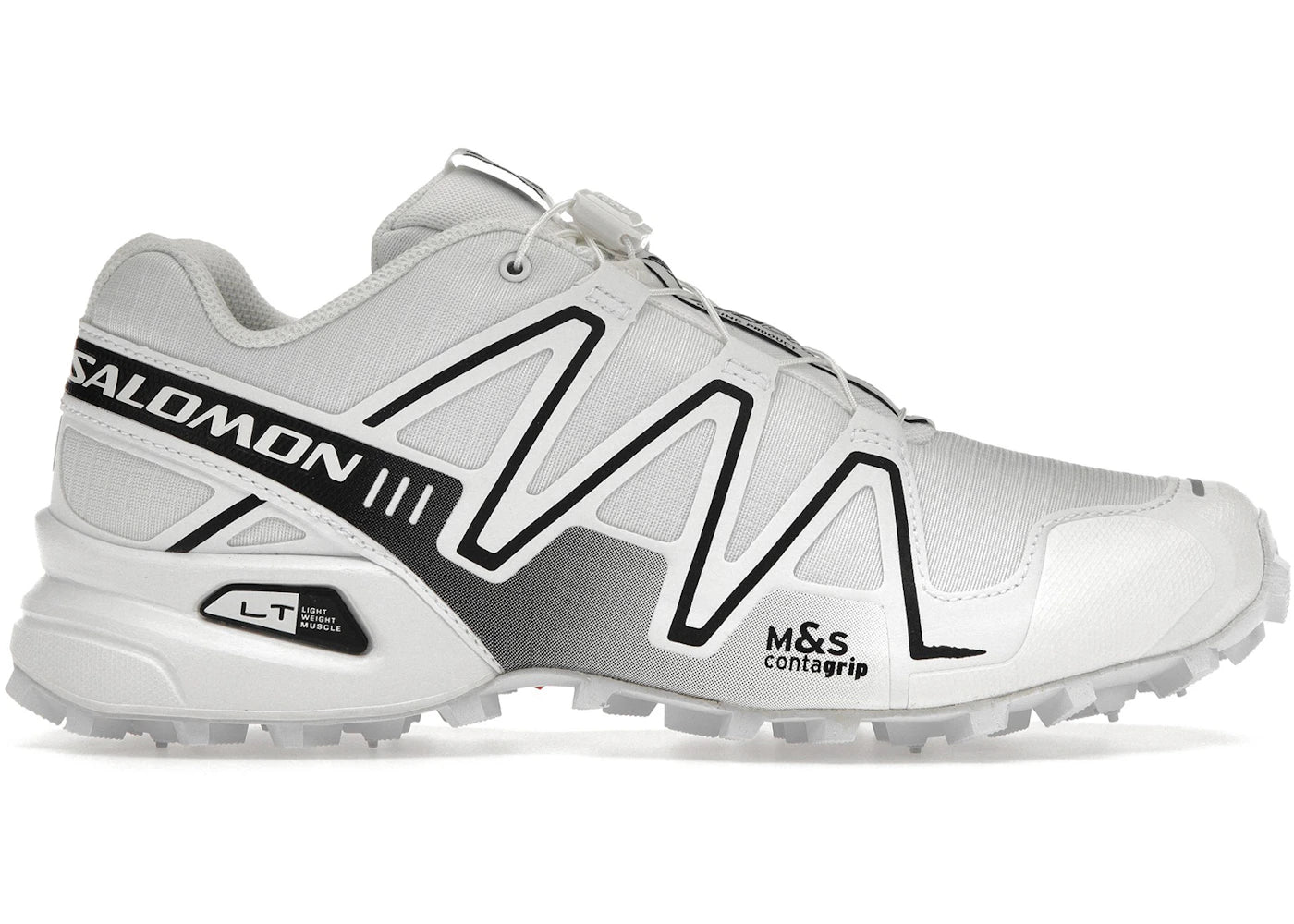 Salomon Speedcross 3 White Alloy Black