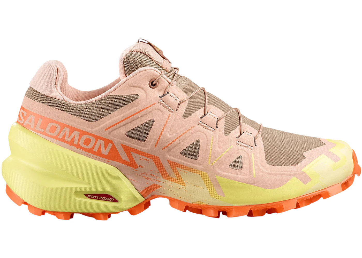 Salomon Speedcross 6 Burro Sunny Lime Almond Cream (Women'S)