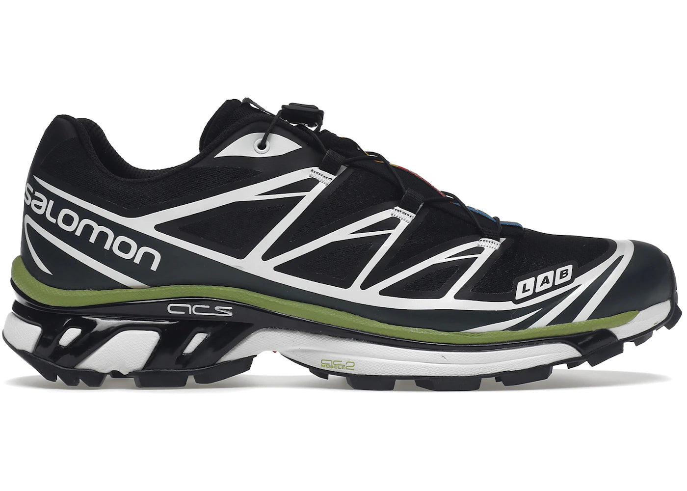Salomon Xt-6 Black Green Lime