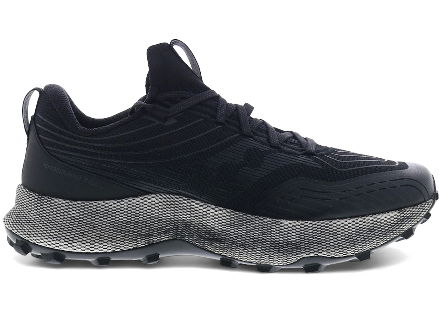 Saucony Endorphin Trail Black Gravel