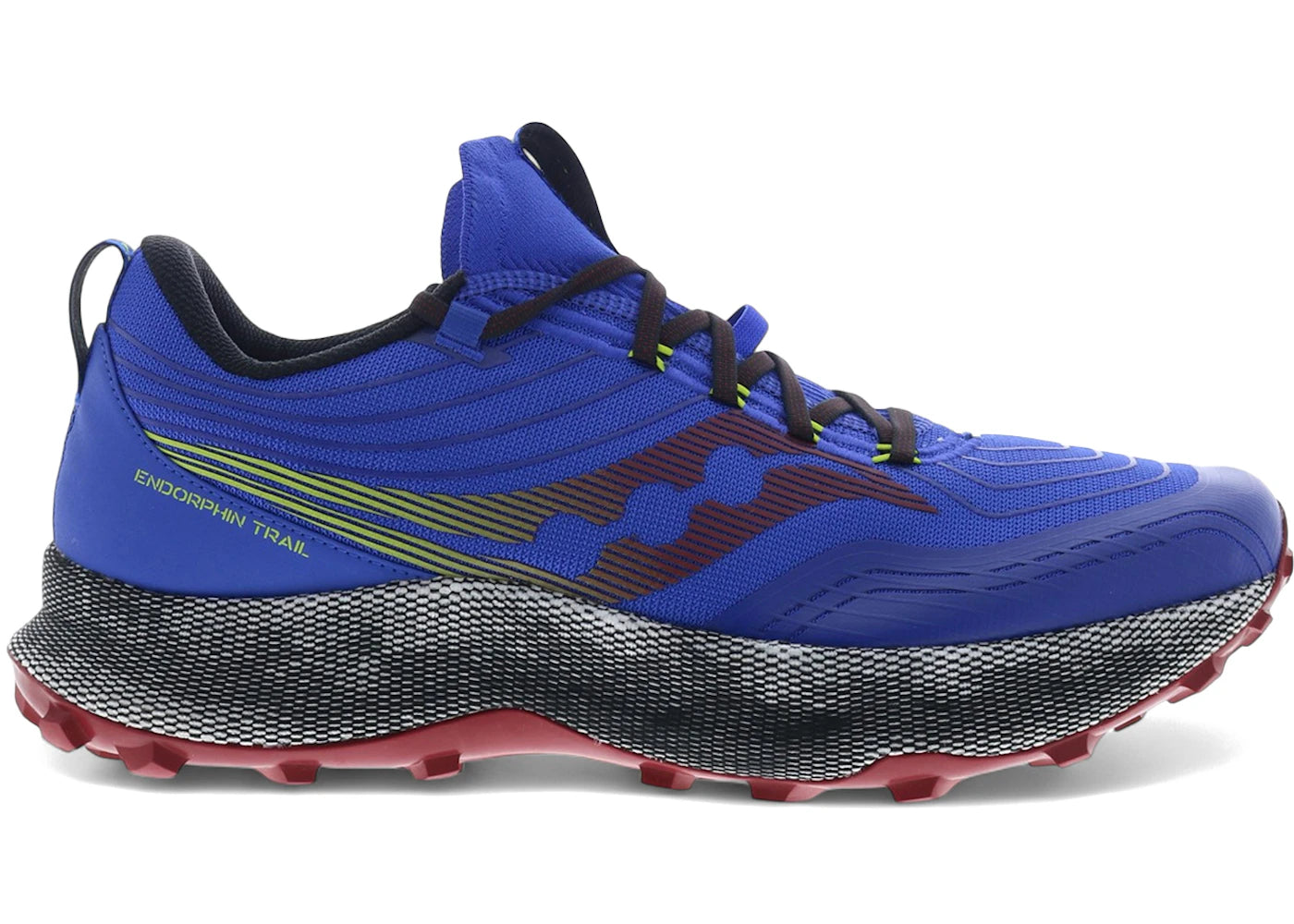 saucony endorphin trail blue raz spice