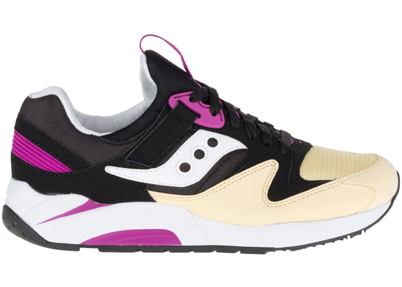 Saucony Grid 9000 Black Cream Purple