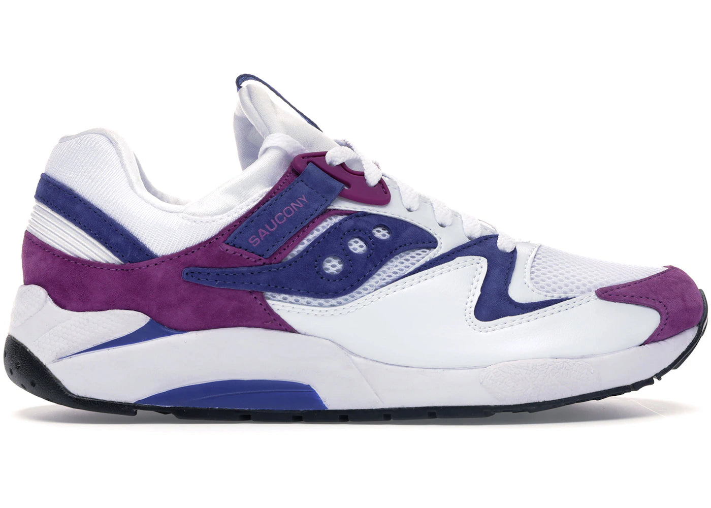 saucony grid 9000 white purple
