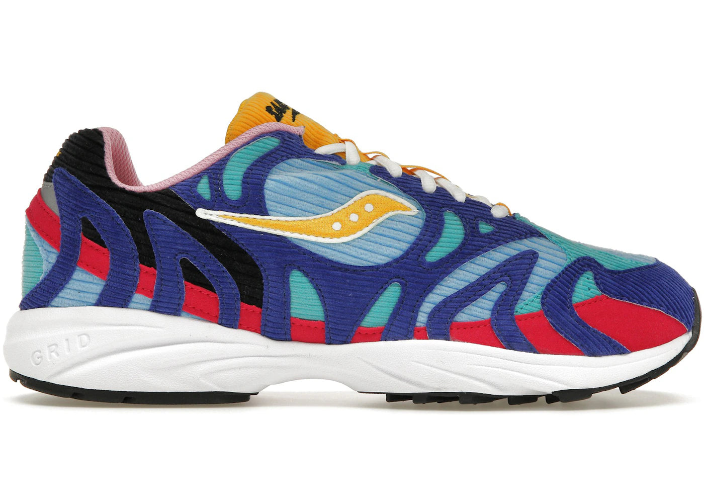 saucony grid azura 2000 corduroy patchwork multi-color