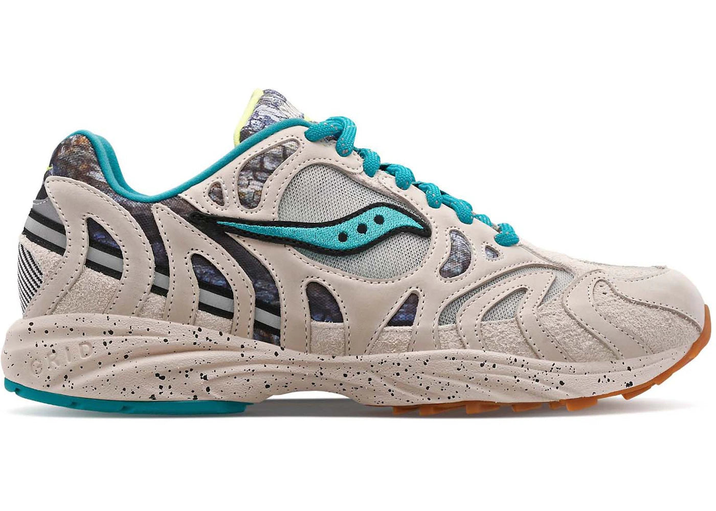 saucony grid azura 2000 reflect camo creme blue