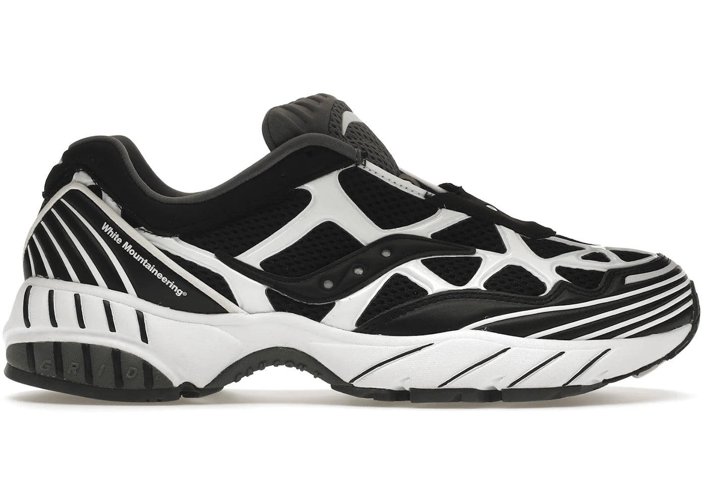 Saucony Grid Web White Mountaineering Black White