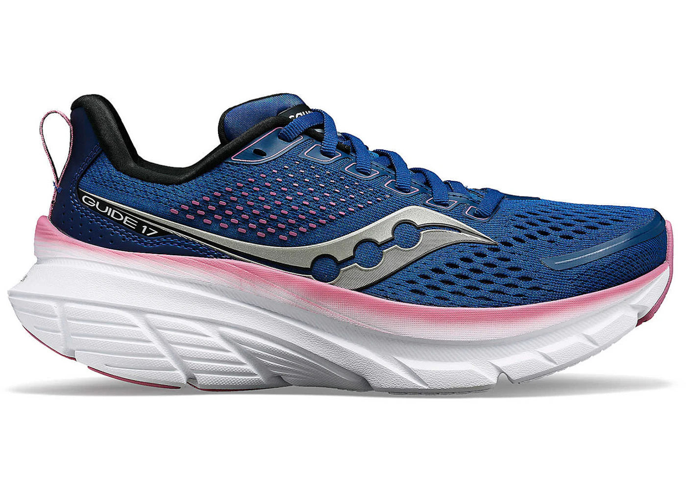 saucony guide 17 navy orchid (women's)