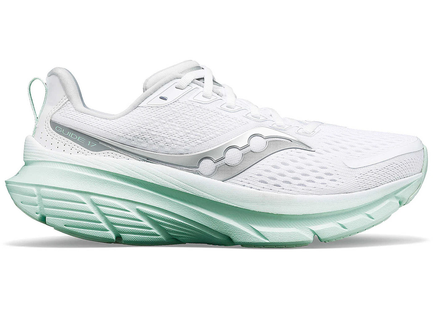 saucony guide 17 white jade (women's)