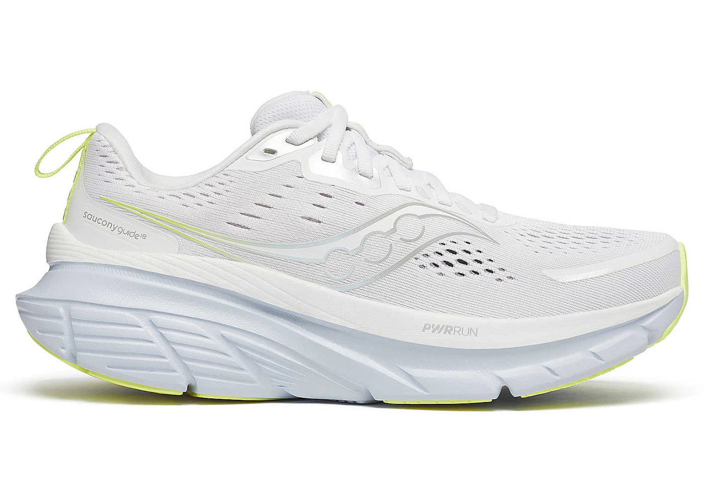 saucony guide 18 white ice melt (women's)