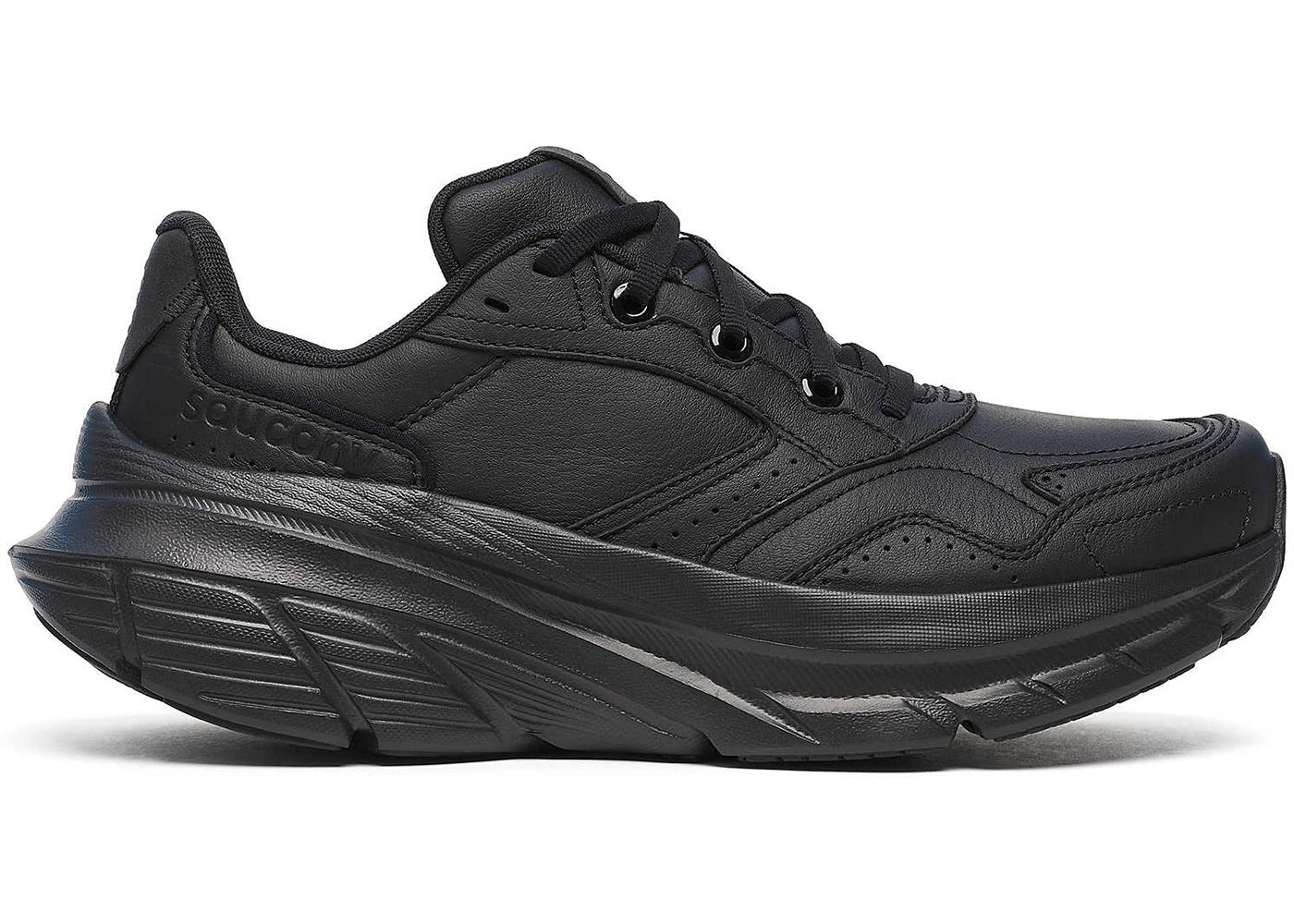 saucony guide metro le triple black (women's)