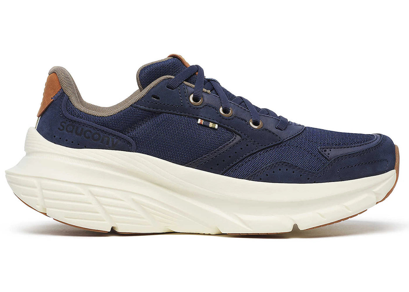 saucony guide metro navy (women's)