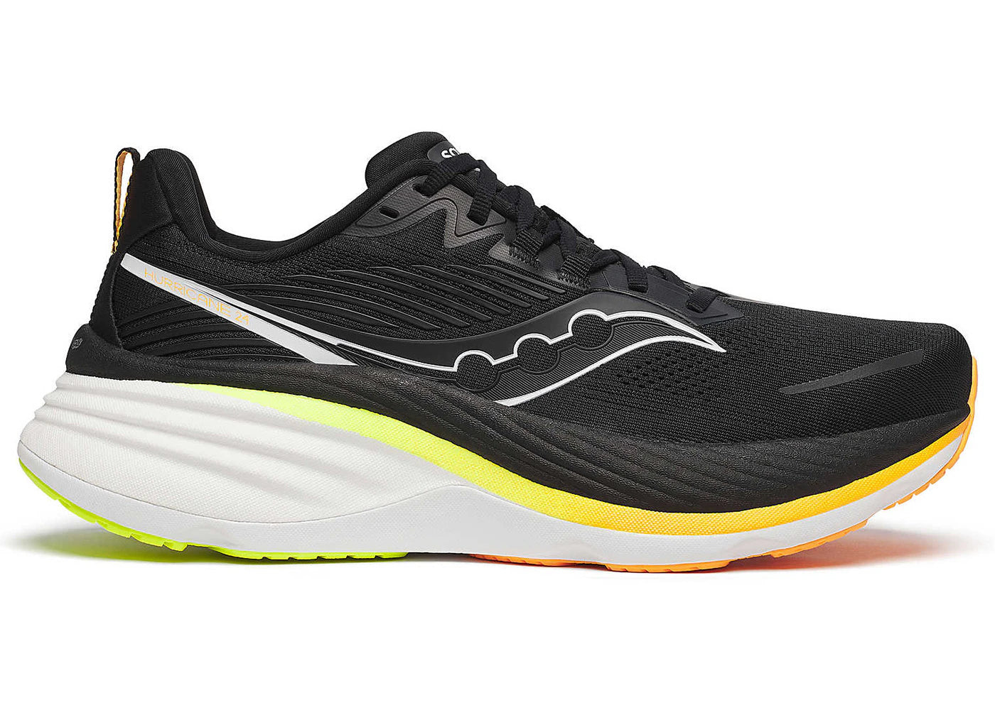saucony hurricane 24 black vo2