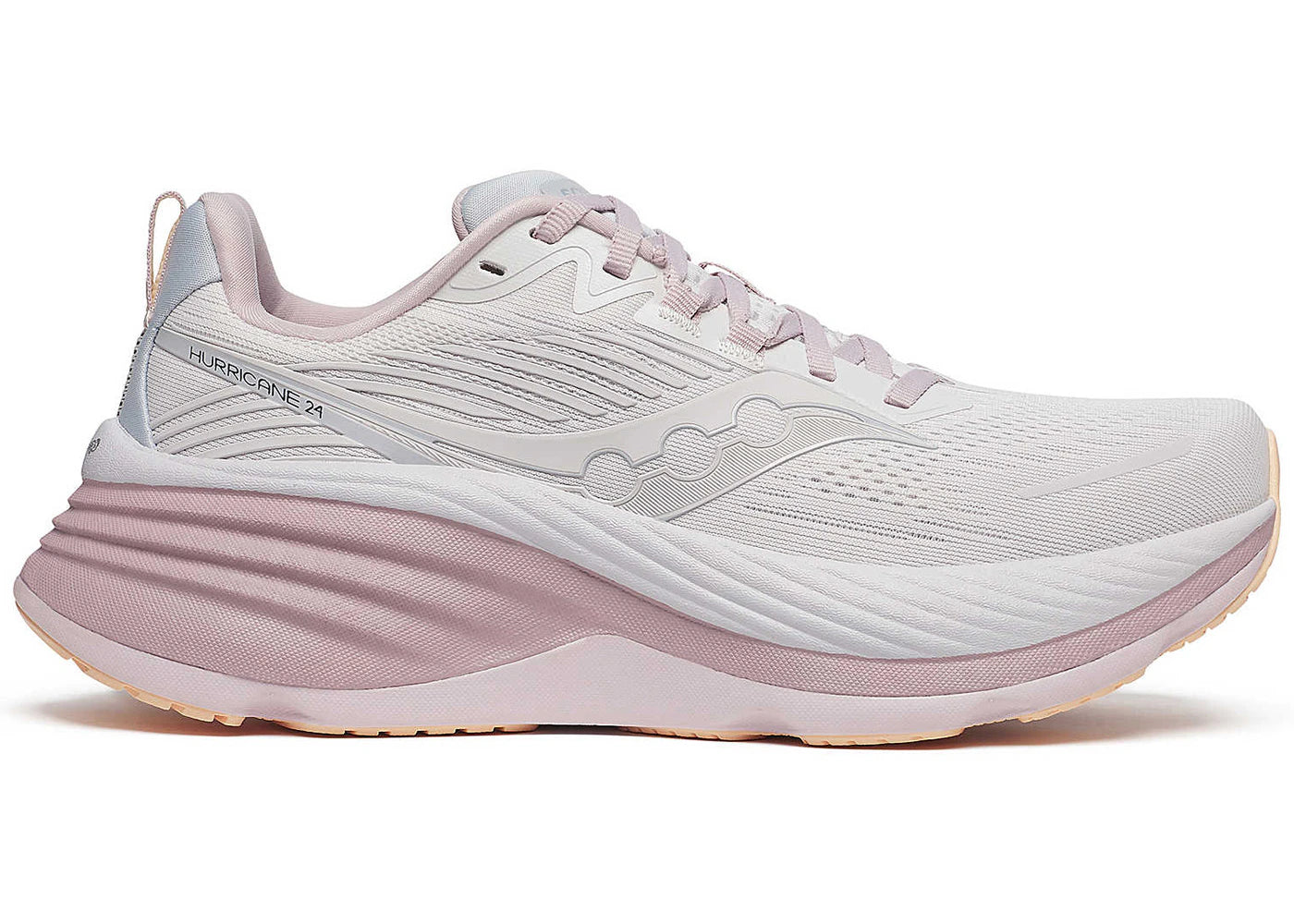 saucony hurricane 24 cloud bloom (women's)