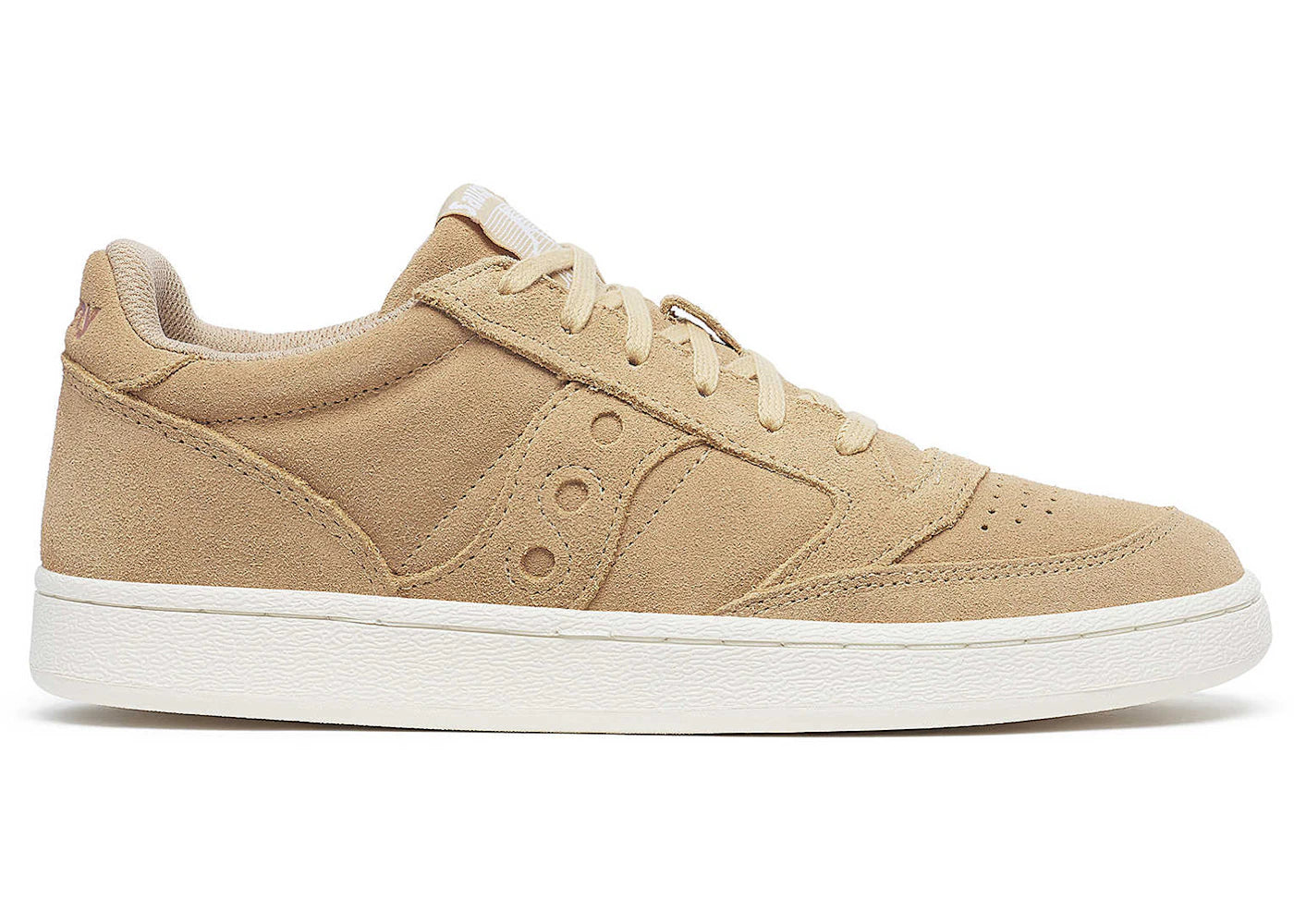 saucony jazz court split suede tan (women's)