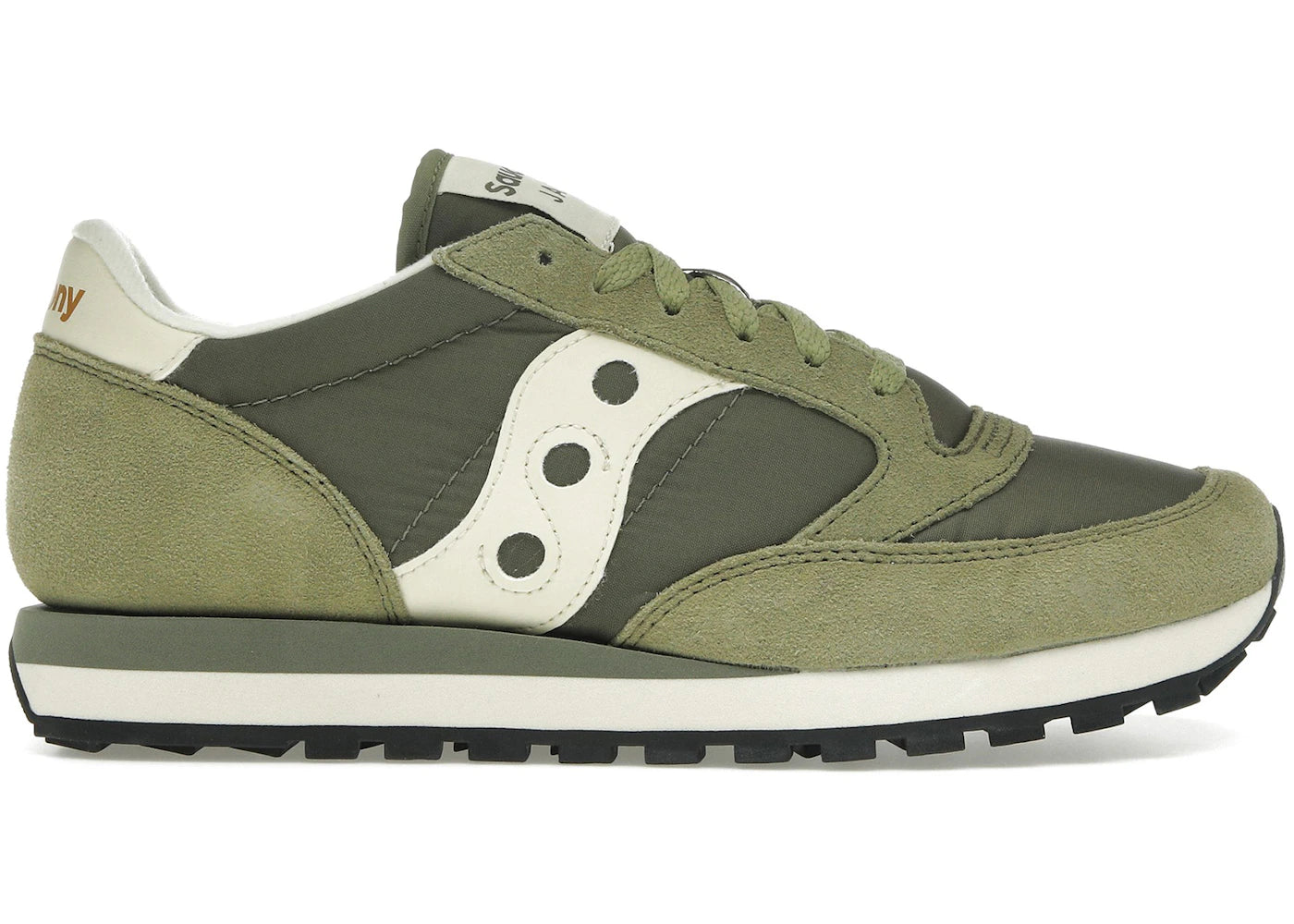 saucony jazz original olive off white