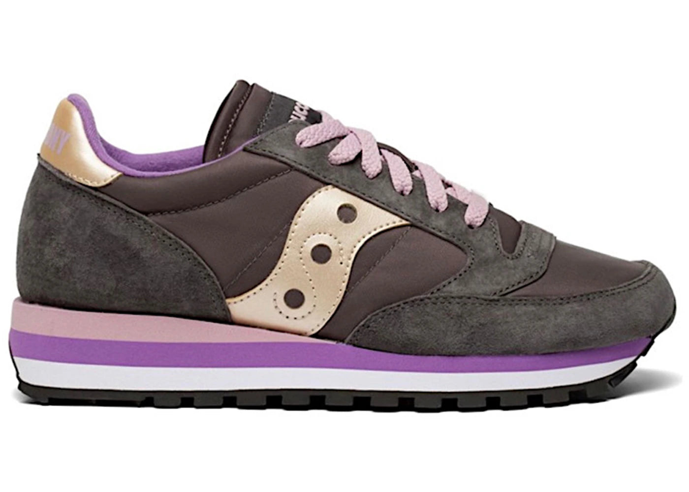 saucony jazz triple grigio viola (women's)