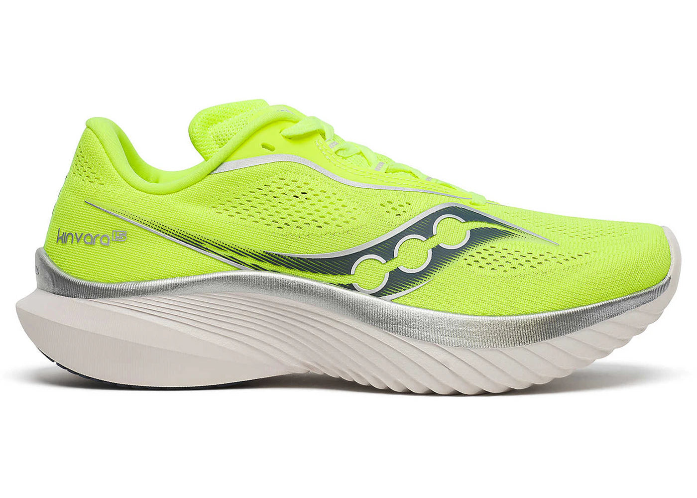 saucony kinvara 15 citron silver (women's)
