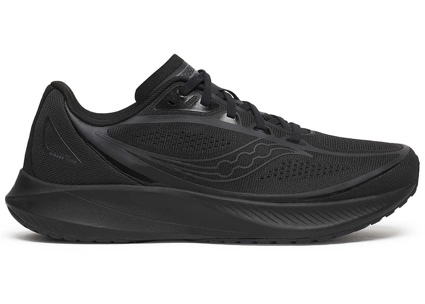 saucony mirage flow triple black