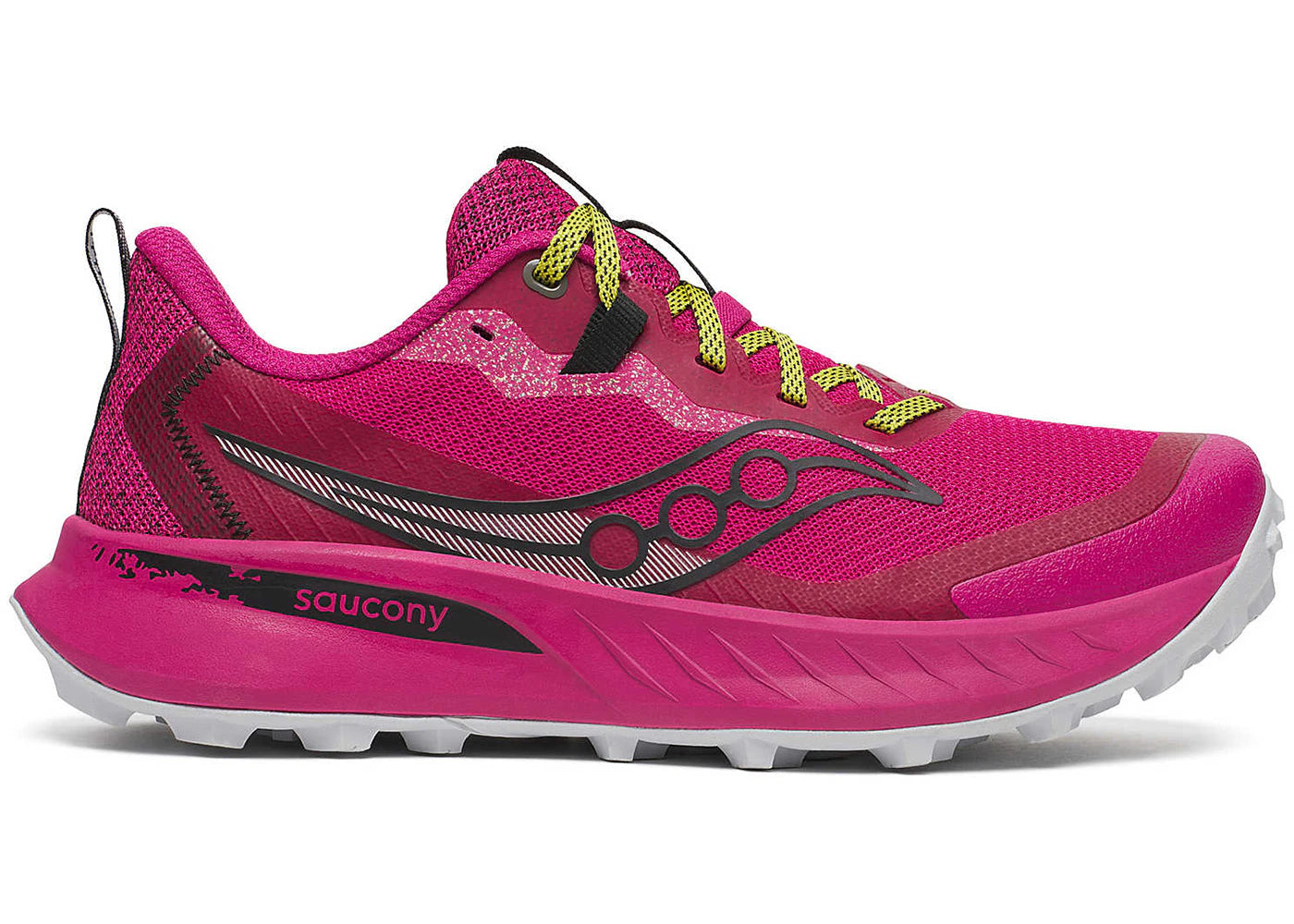 saucony peregrine 15 magenta black (women's)