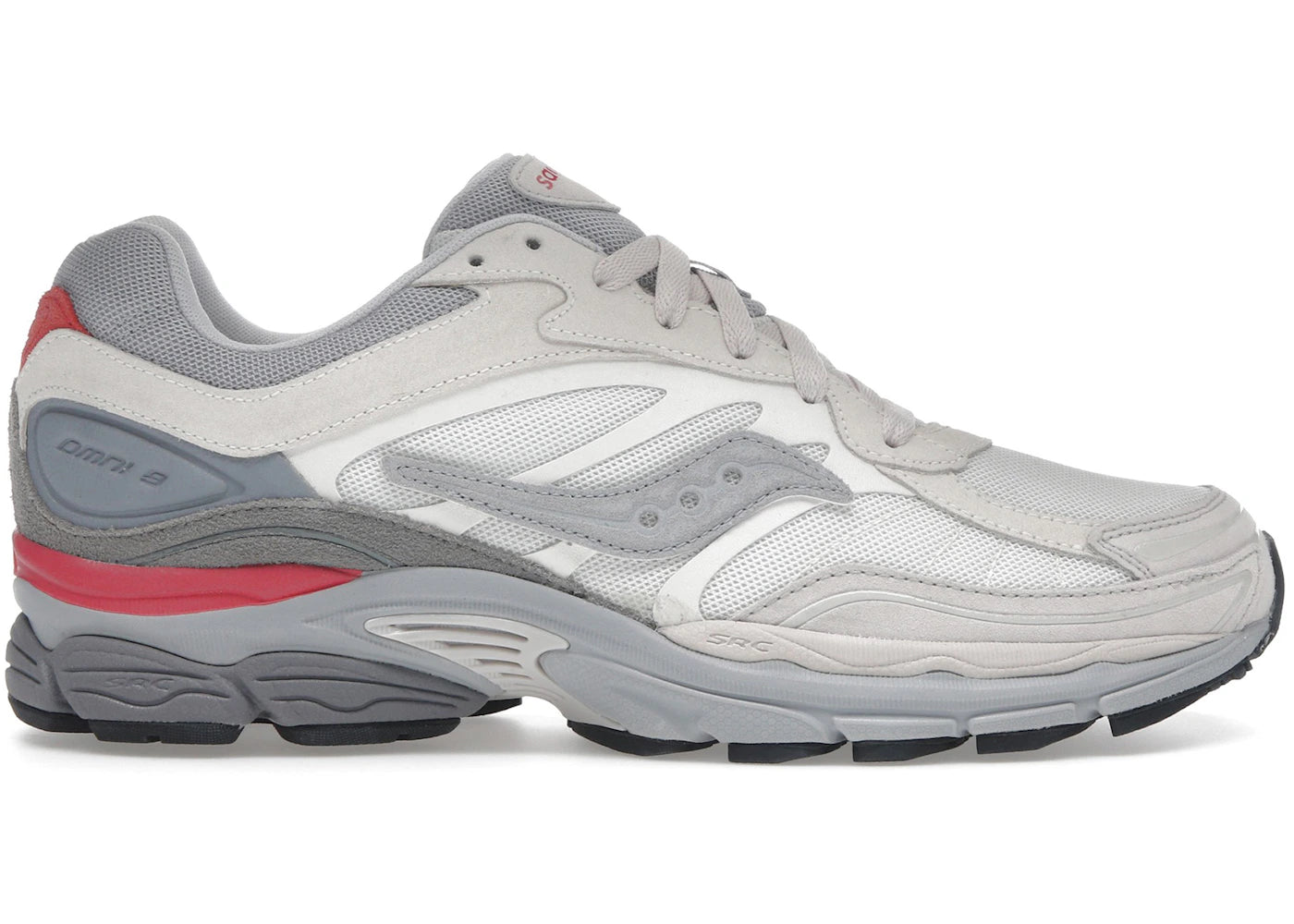 saucony progrid omni 9 premium ivory grey pink
