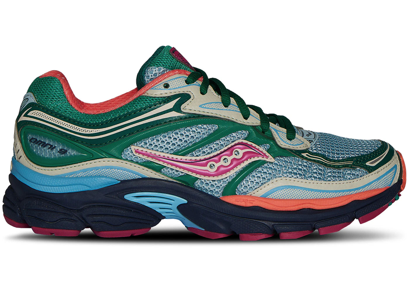 Saucony Progrid Omni 9 Spruce Sterling Orange (Women'S)