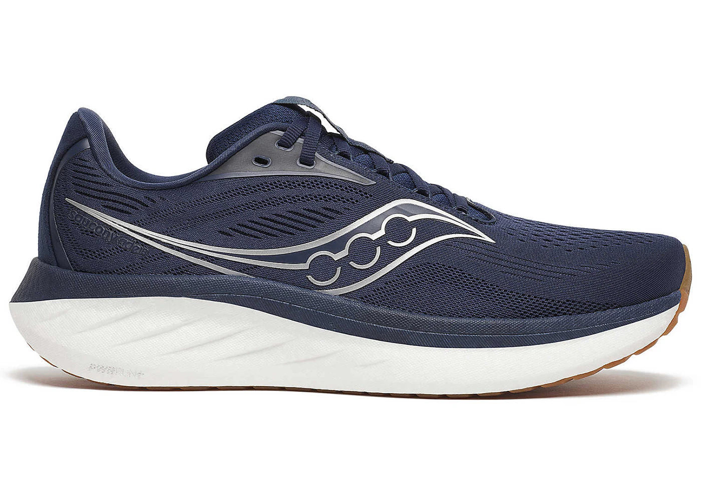 saucony ride 18 navy white