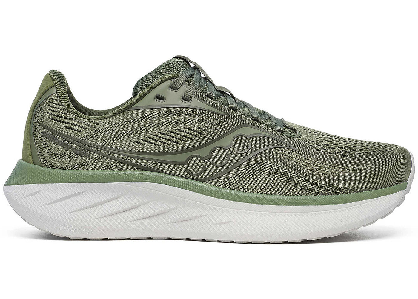 saucony ride 18 olivine