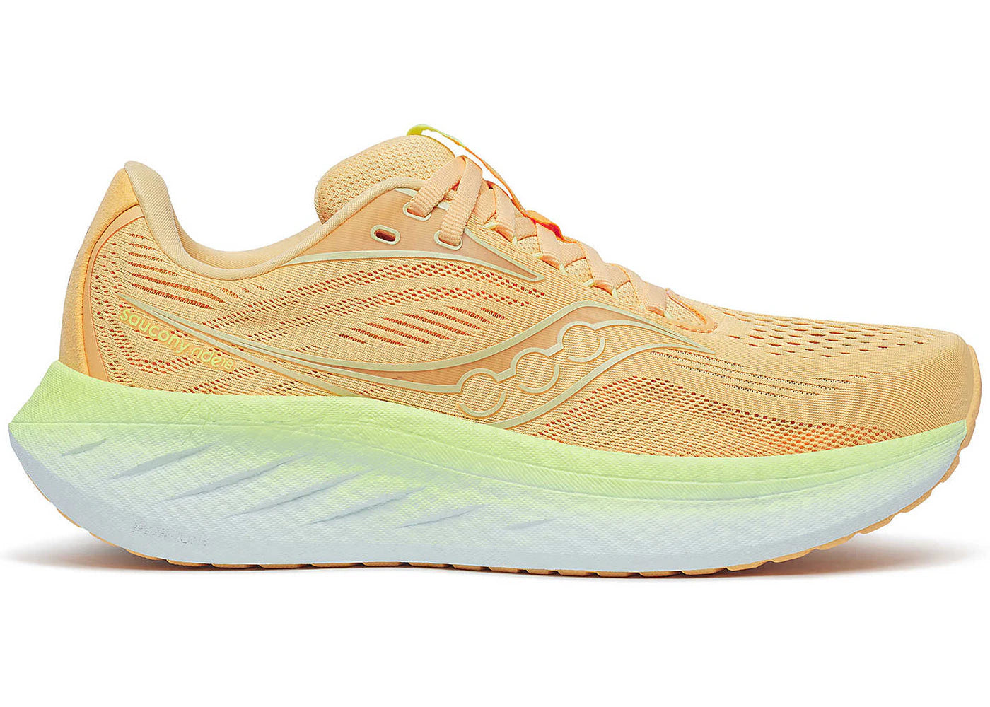 saucony ride 18 peach sunny (women's)