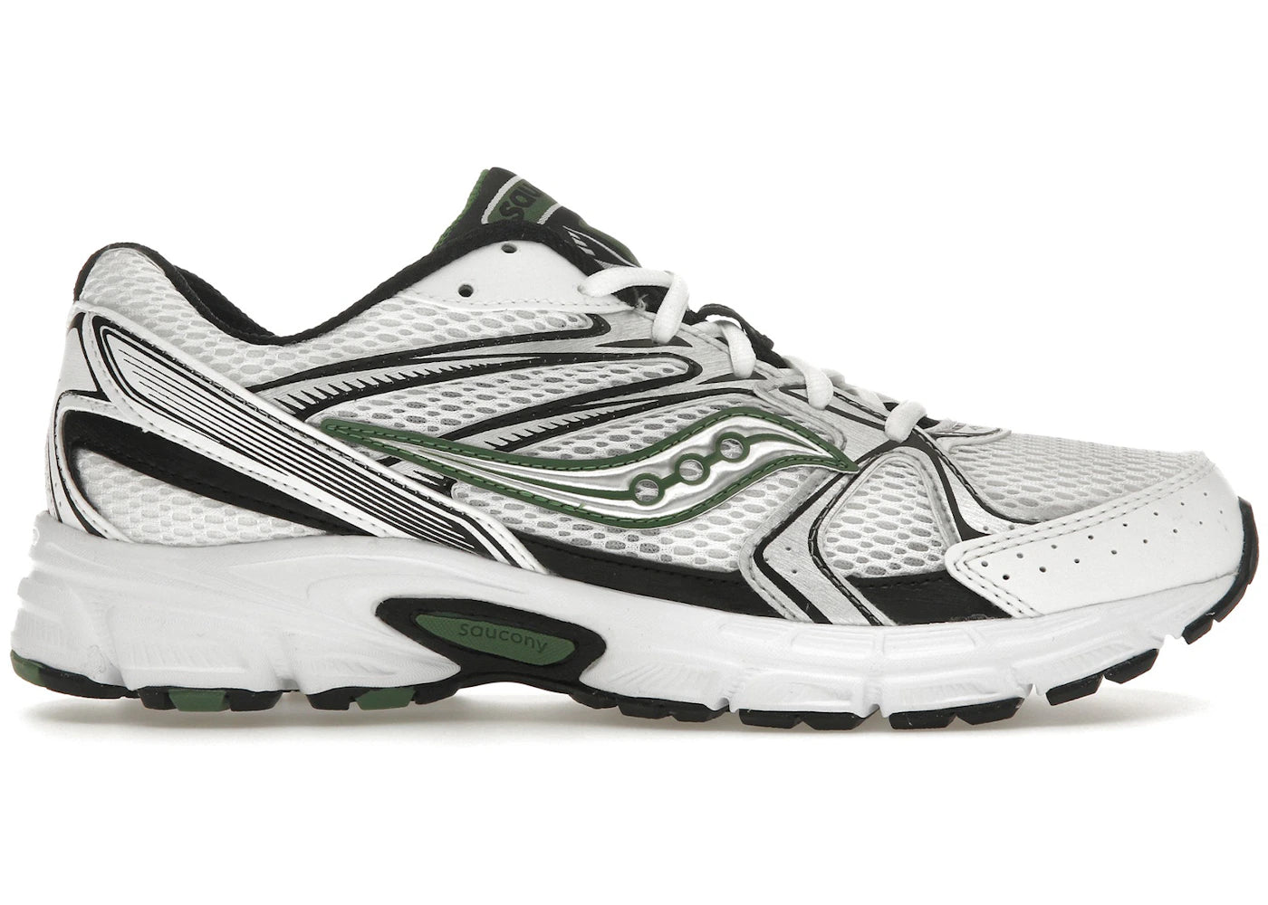 Saucony Ride Millennium White Green Black