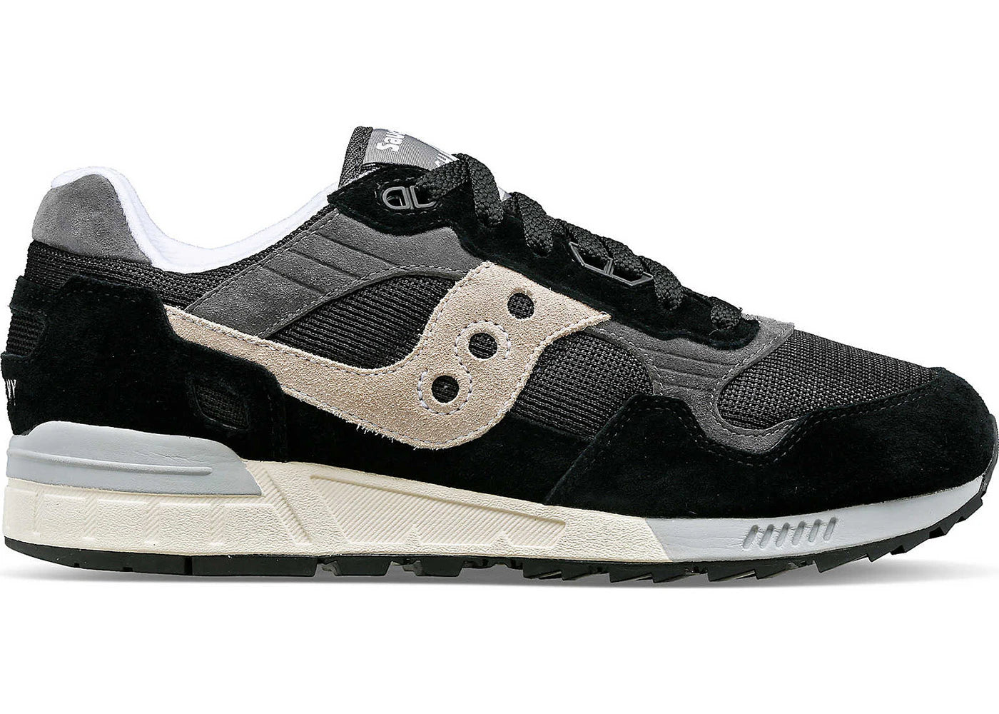 saucony shadow 5000 black grey beige