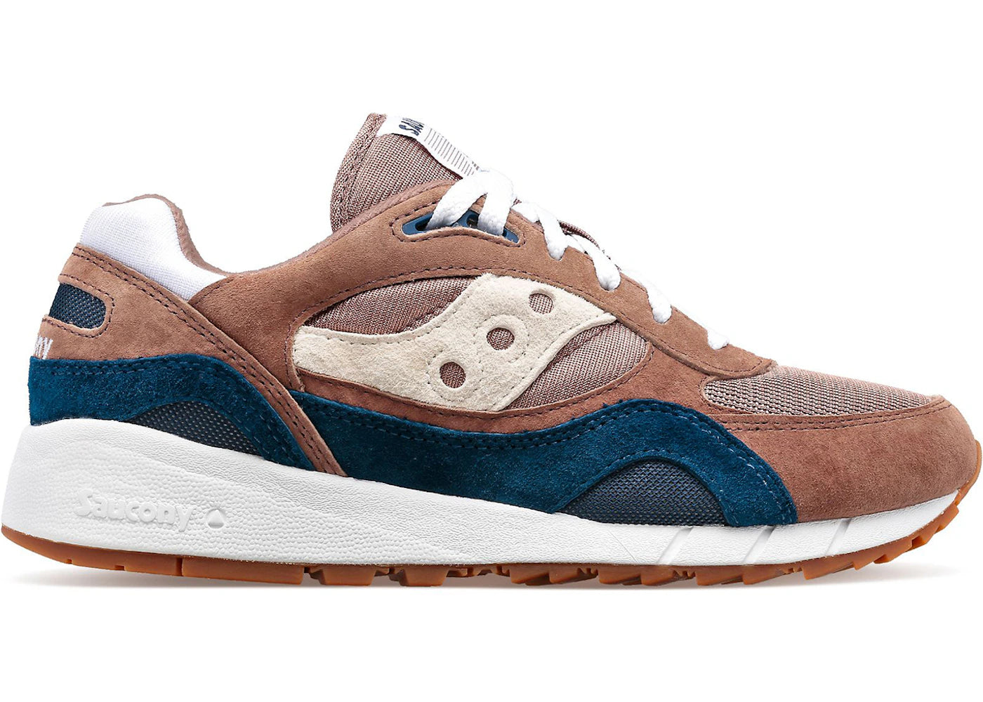 saucony shadow 6000 brown navy