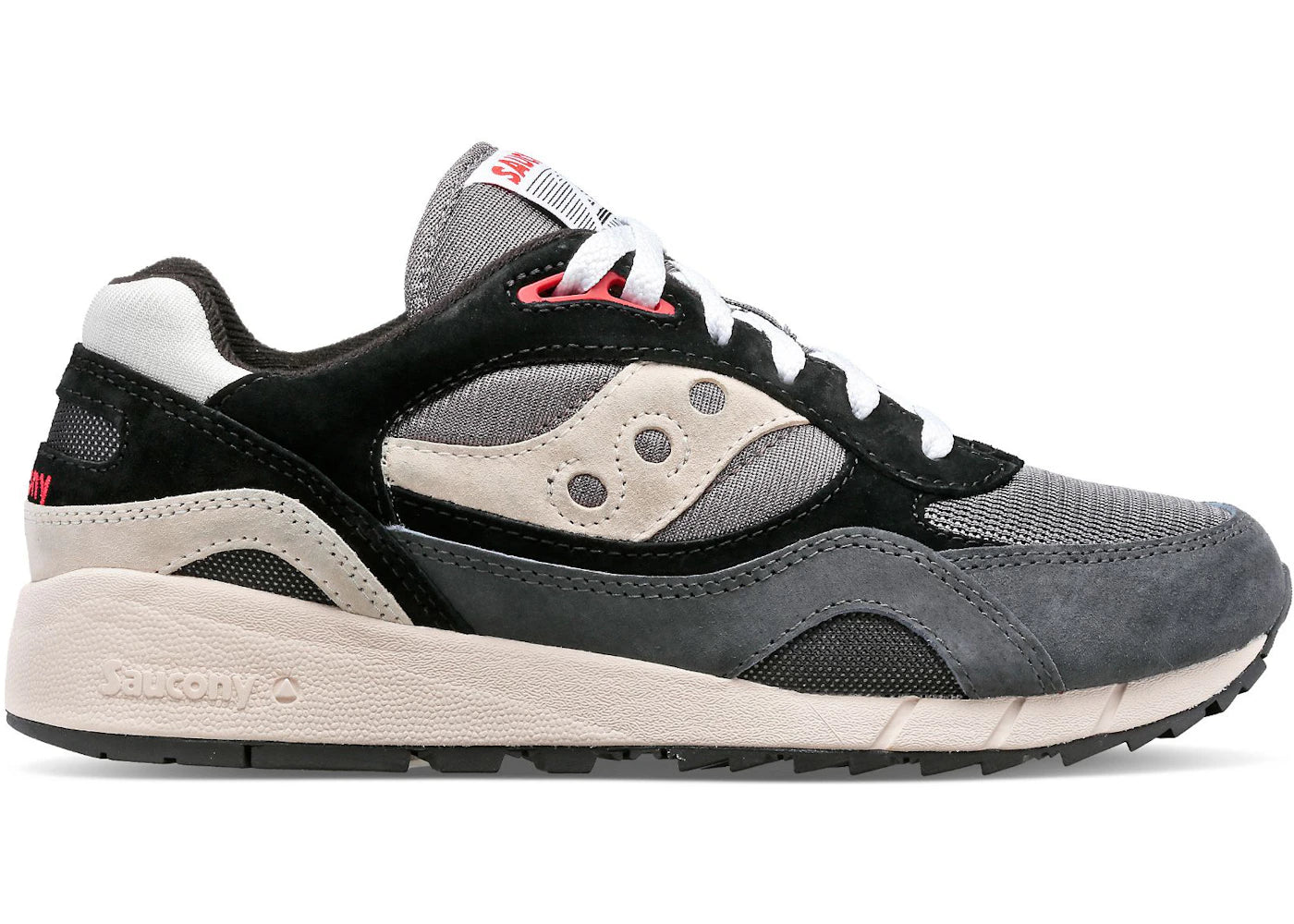 saucony shadow 6000 grey black