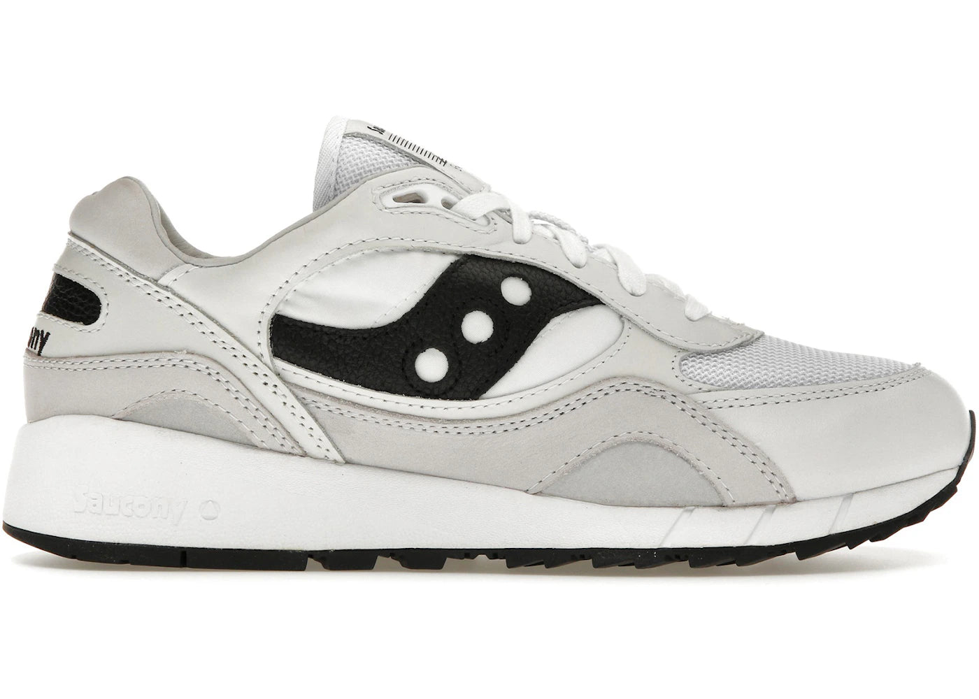 saucony shadow 6000 white black