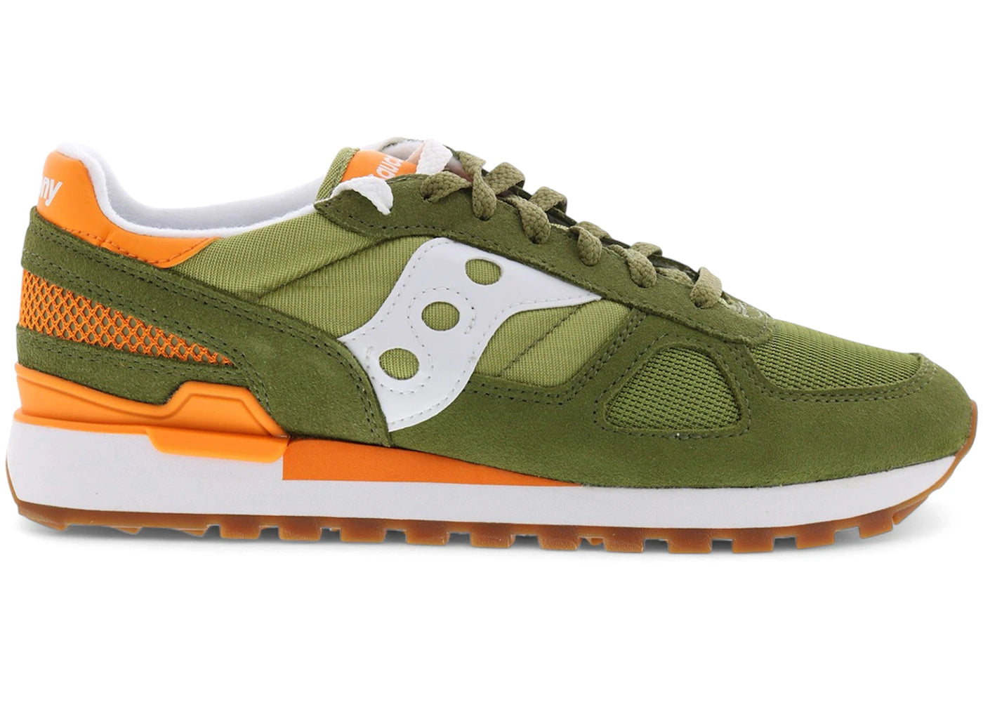 Saucony Shadow Original Olive Green Orange