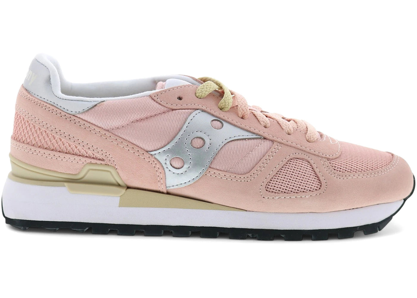 saucony shadow original pale pink silver (women's)