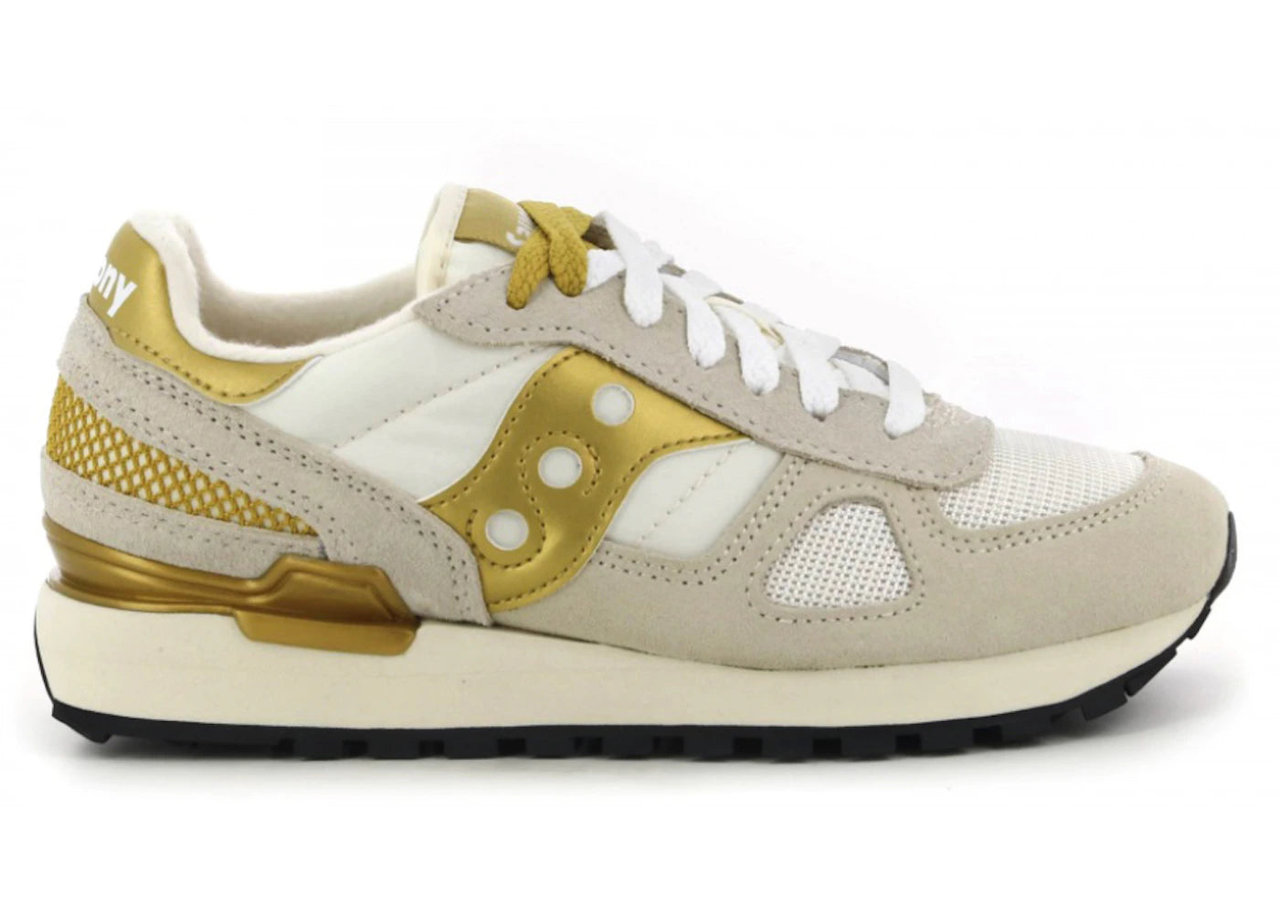 saucony shadow original white gold