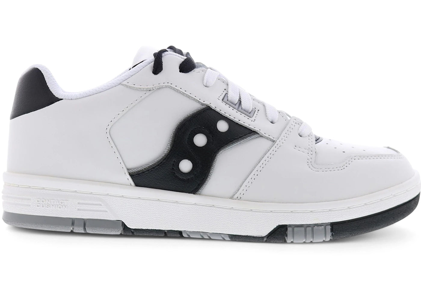 saucony spot-bilt sonic low white black