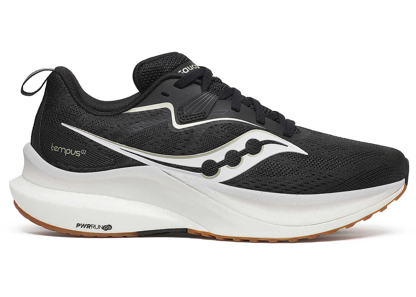 saucony tempus 2 black white (women's)