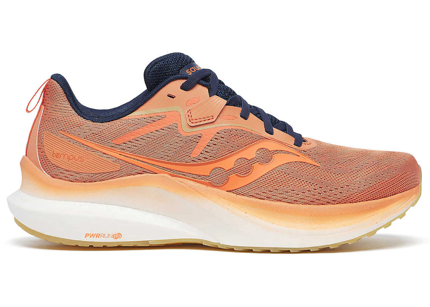 saucony tempus 2 rust navy
