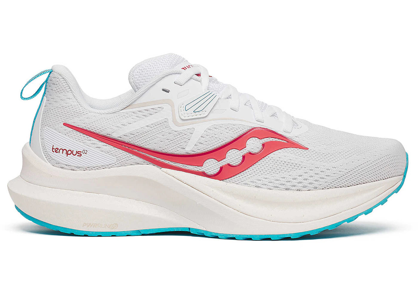 saucony tempus 2 white cayenne (women's)