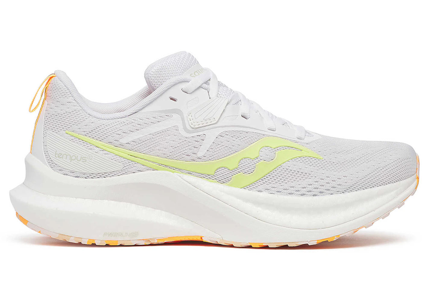 saucony tempus 2 white sunny (women's)