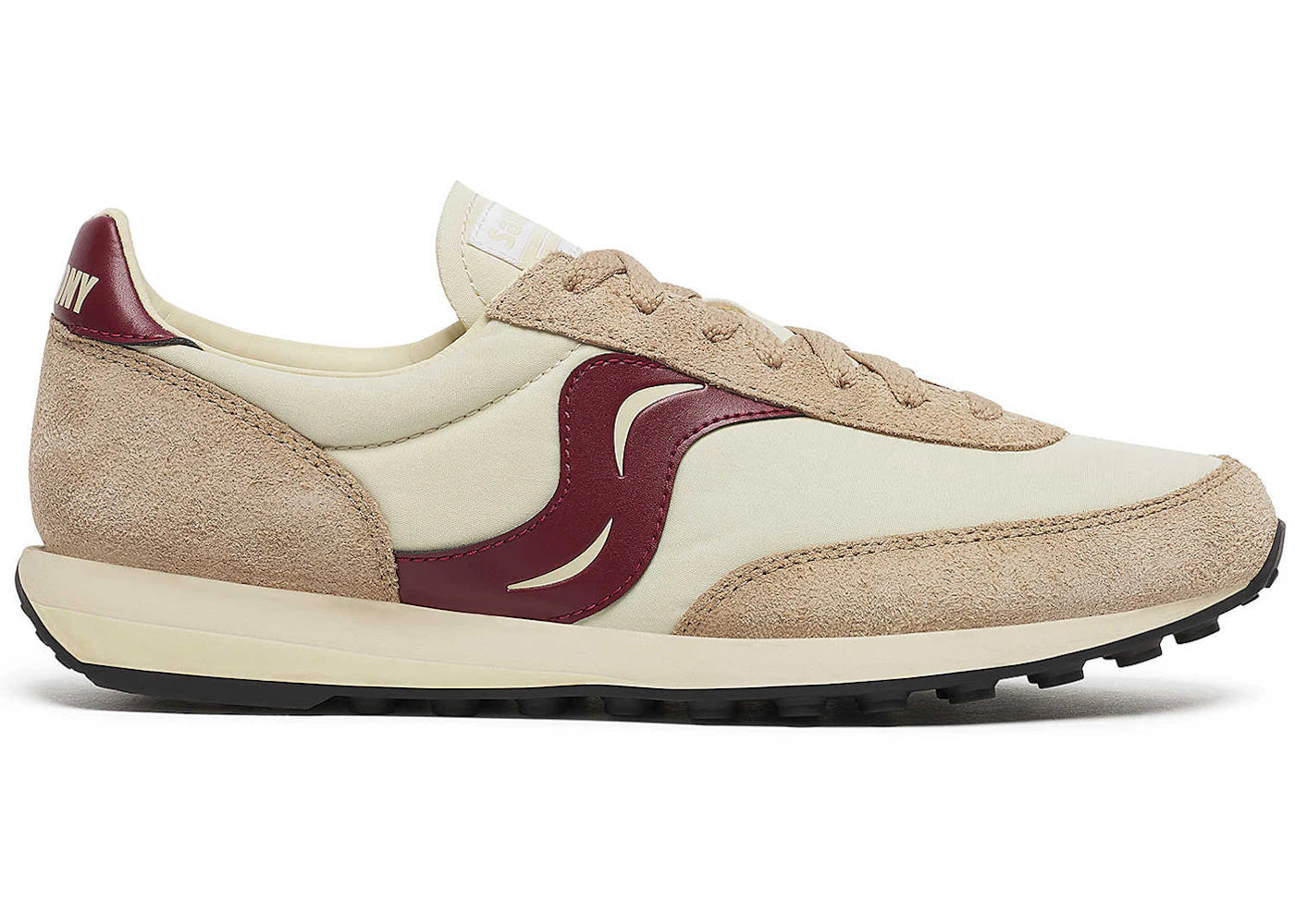 saucony trainer 80 original beige burgundy