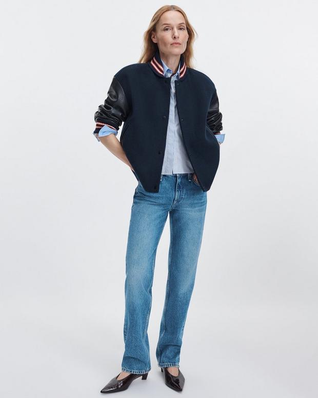 Rag & Bone Scarlet Varsity Jacket
