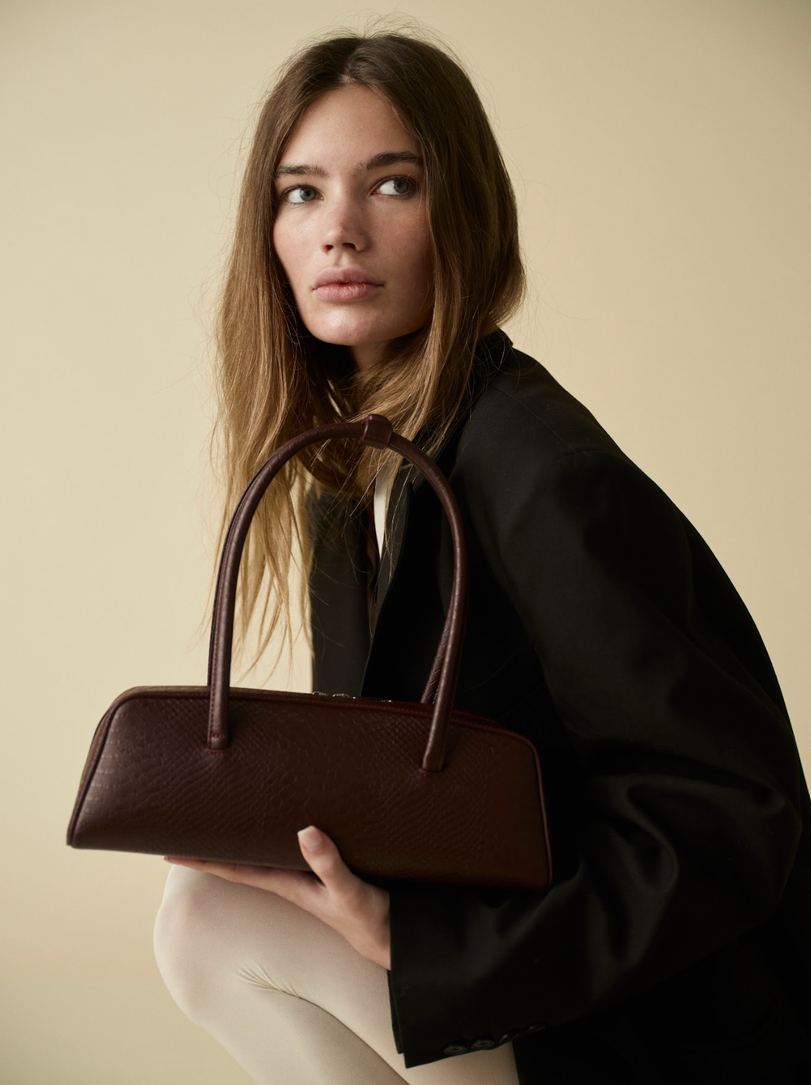 Freja Mercer Bag Berry Croc