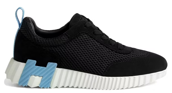Hermes Bouncing Sneaker Black White Blue
