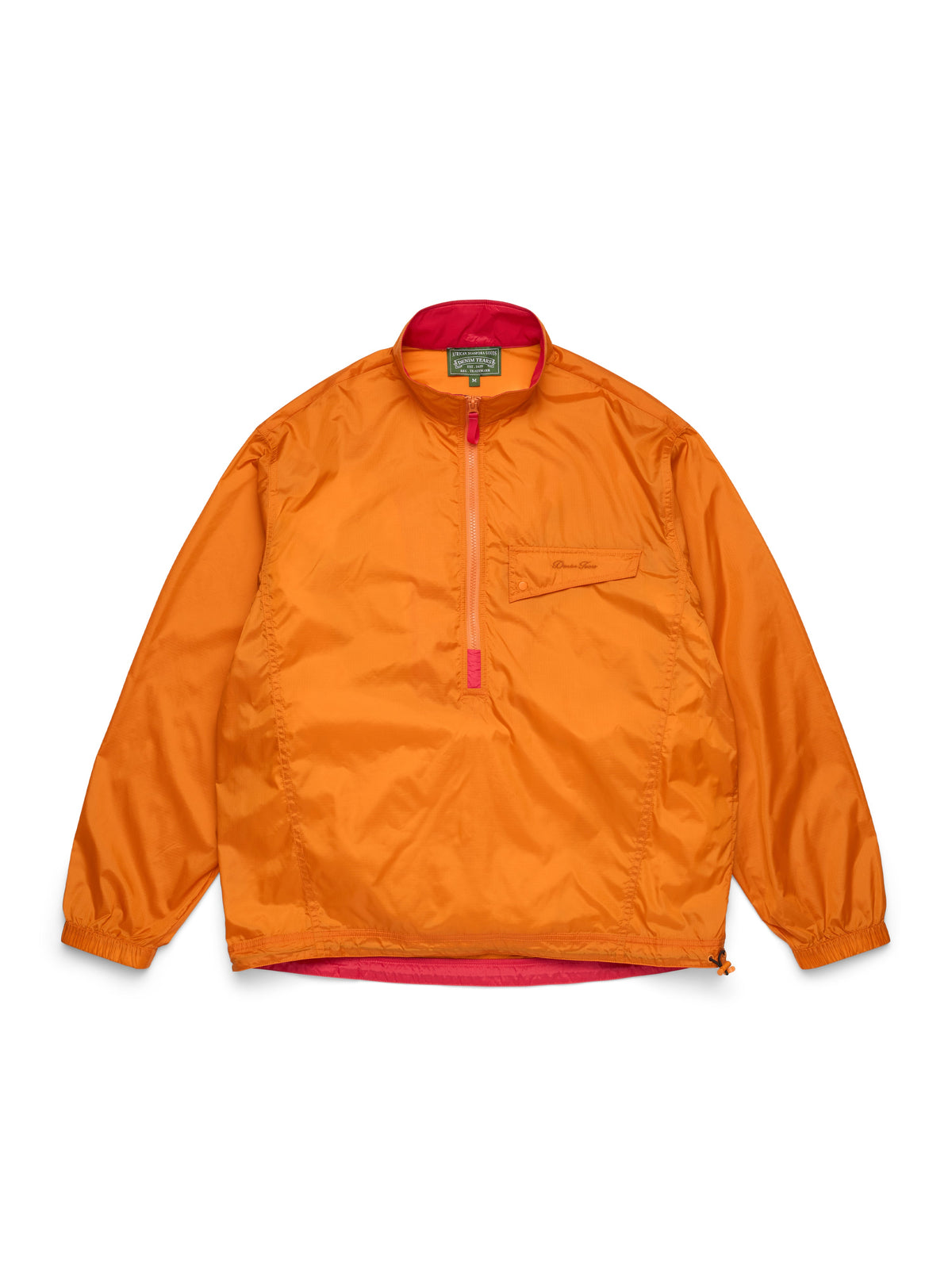 Denim Tears Script Windbreaker Orange
