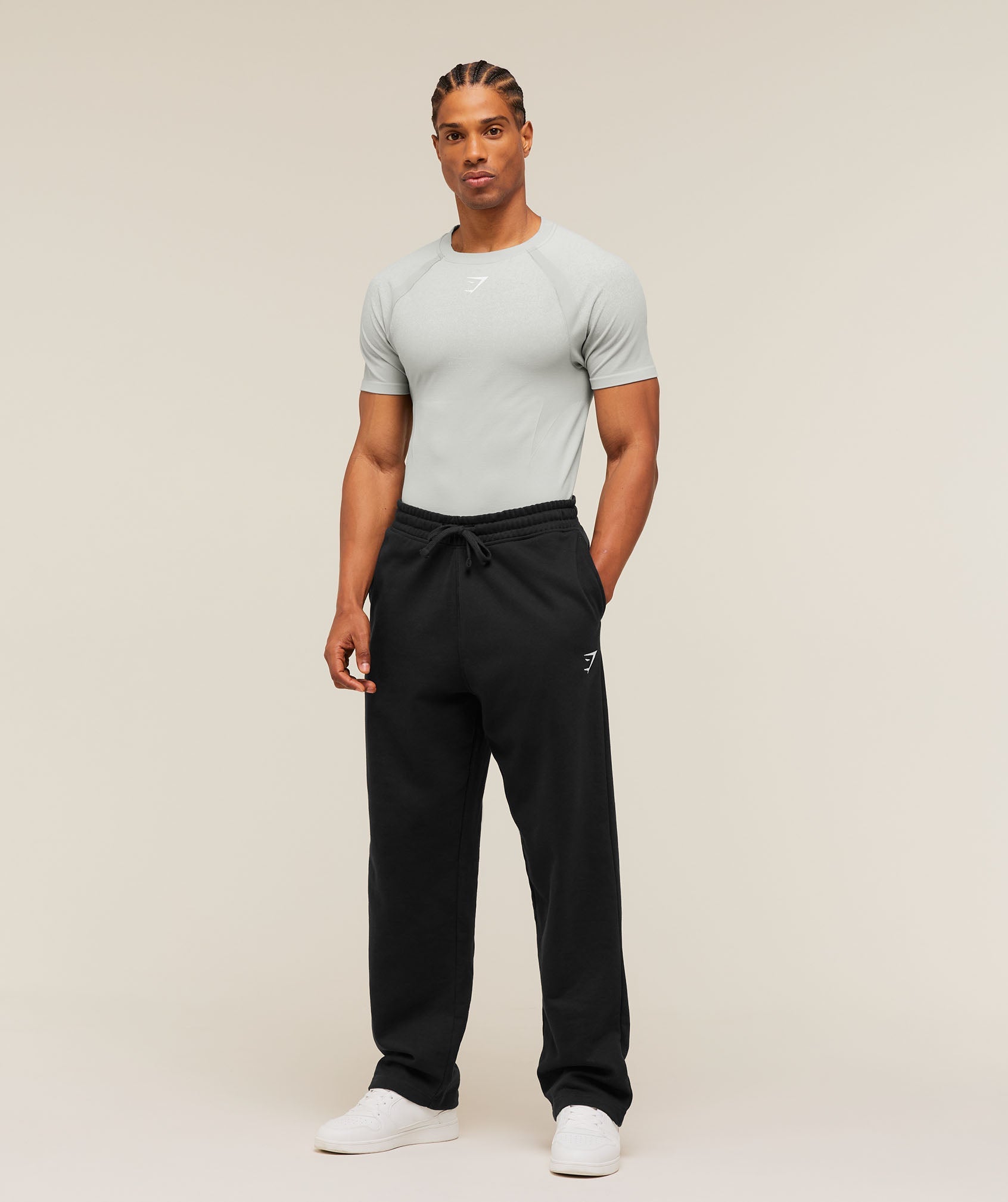 Gymshark Shadow Seamless T Shirt Light Grey
